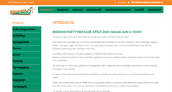 Desktop Screenshot of bierenspartyverhuur.nl